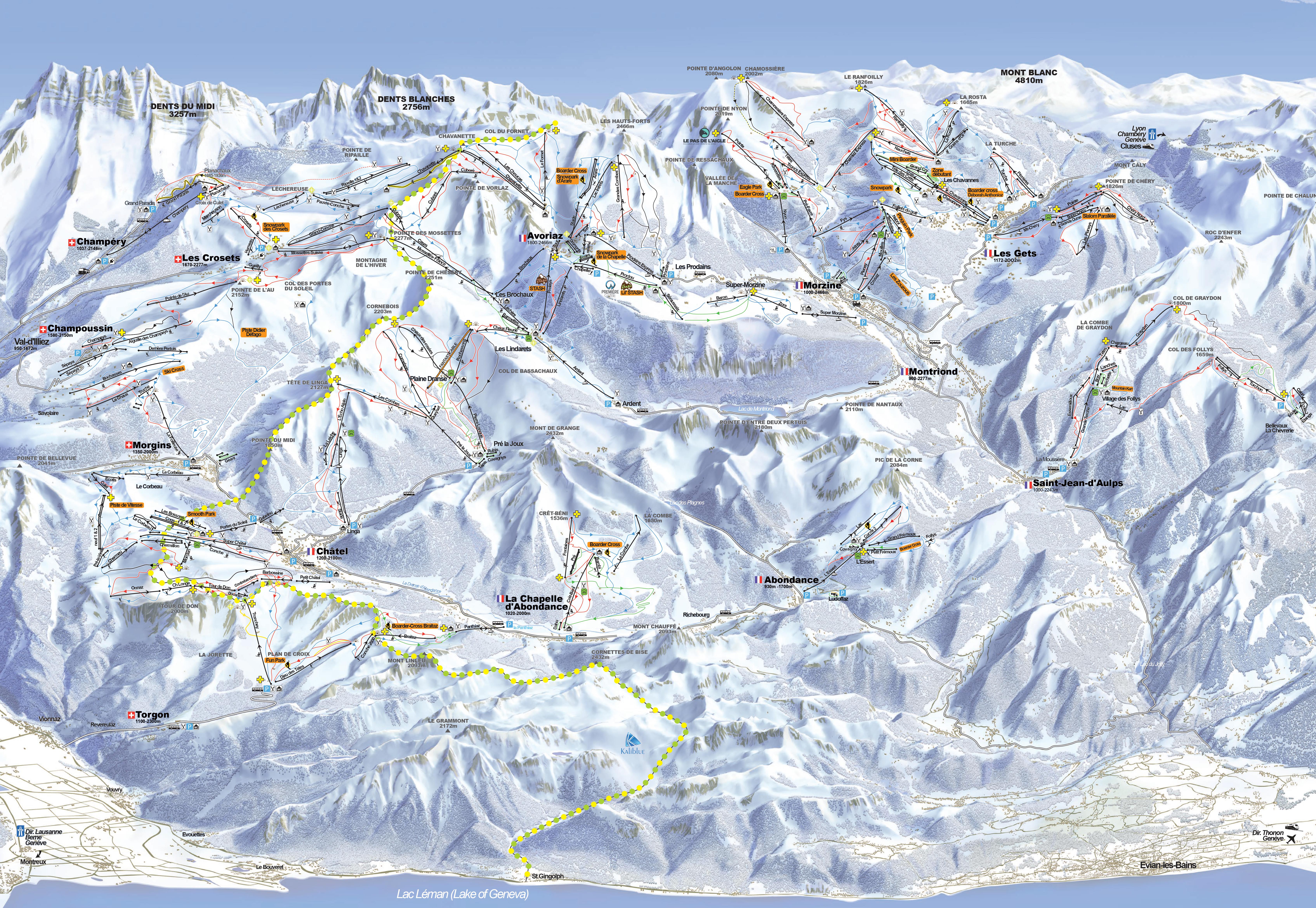 Découvrir Les Portes du Soleil par la Suisse