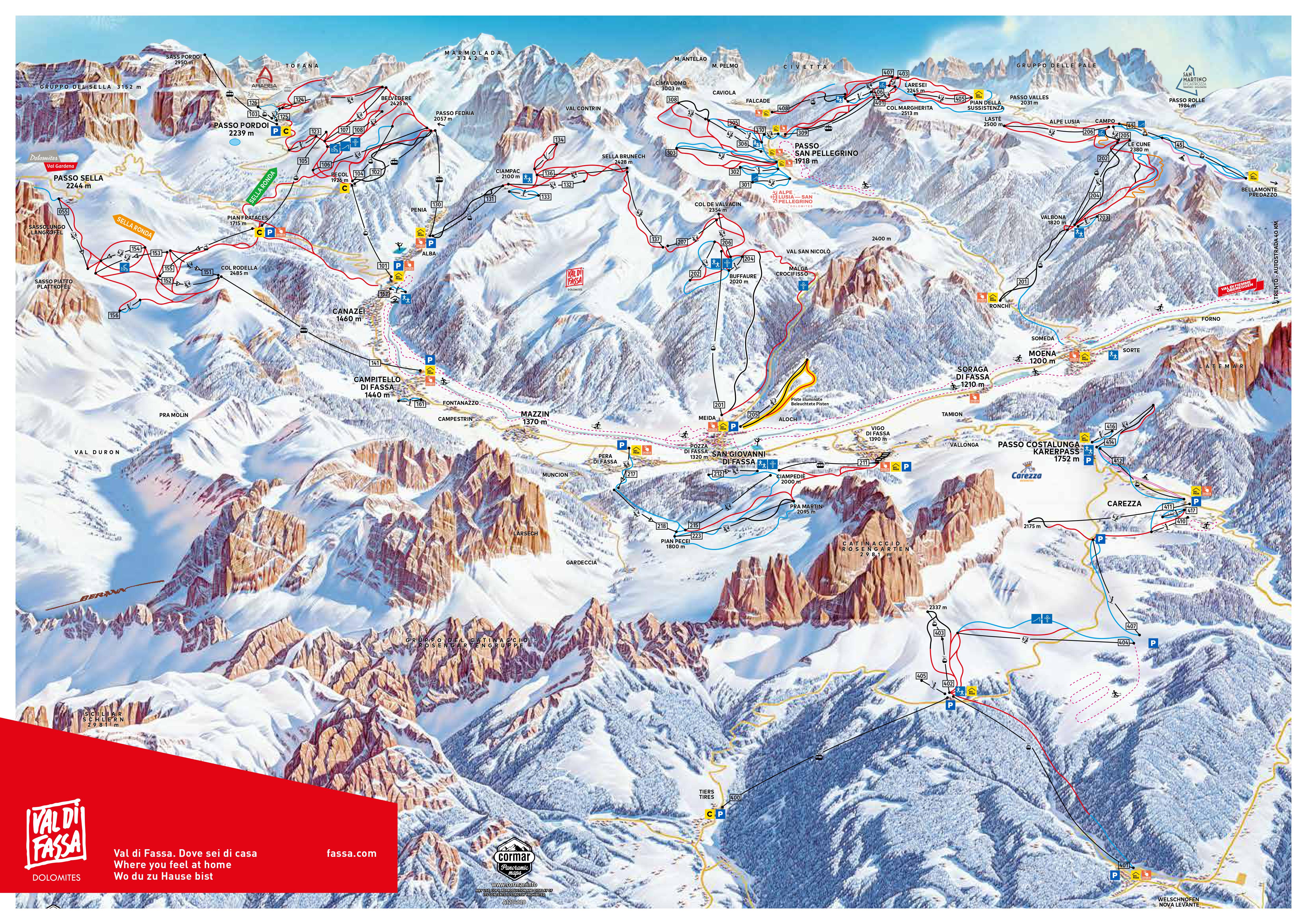 Canazei  / Les Dolomites